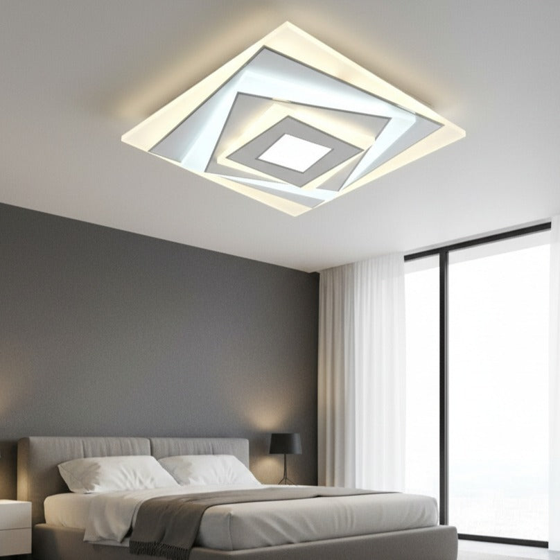 LED осветително тяло White & Silver FIORO Еквивалент 400W