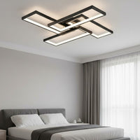 LED осветително тяло ZULE Black – еквивалент 750W с дистанционно