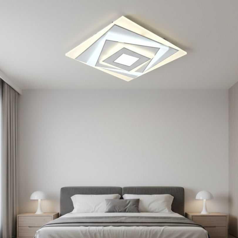 LED осветително тяло White & Silver FIORO Еквивалент 400W