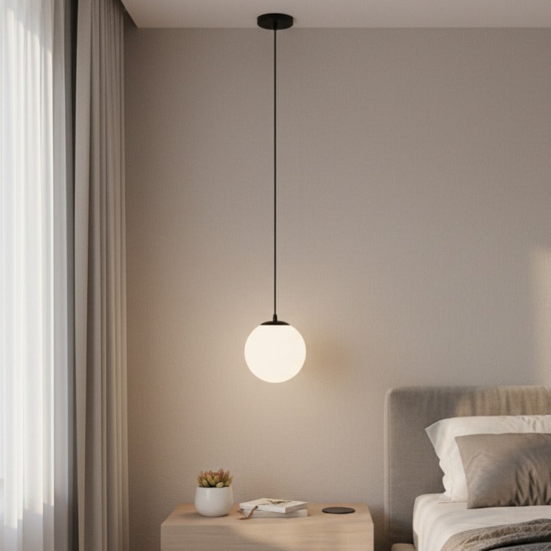 Пендел GLINT Black с матов абажур