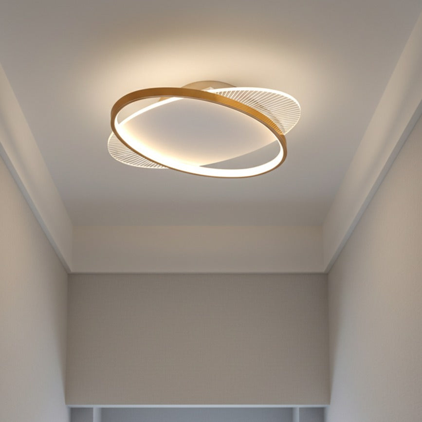 LED осветително тяло Gravity White & Gold – еквивалент 350W
