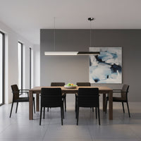 LED висящо осветително тяло MEBO Black & White – еквивалент 400W с дистанционно управление