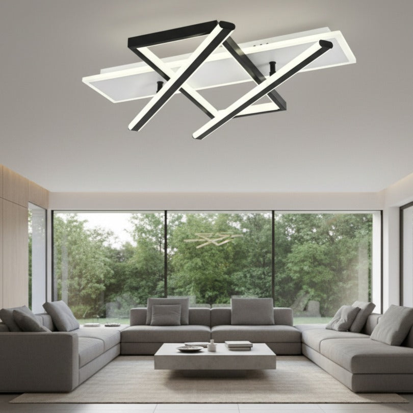LED осветително тяло Black & White YOLLA Еквивалент 700W Дистанционно
