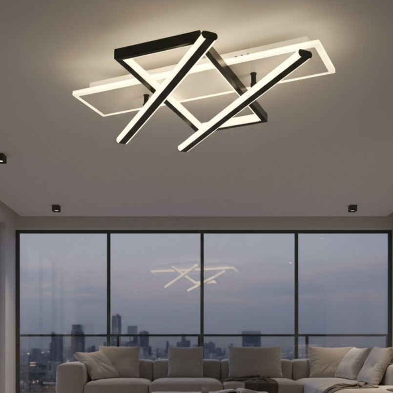 LED осветително тяло Black & White YOLLA Еквивалент 700W Дистанционно