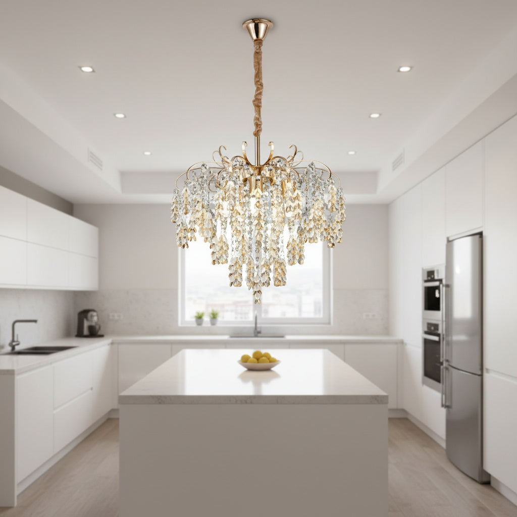 Кристален полилей MONCELO Gold ⌀50cm