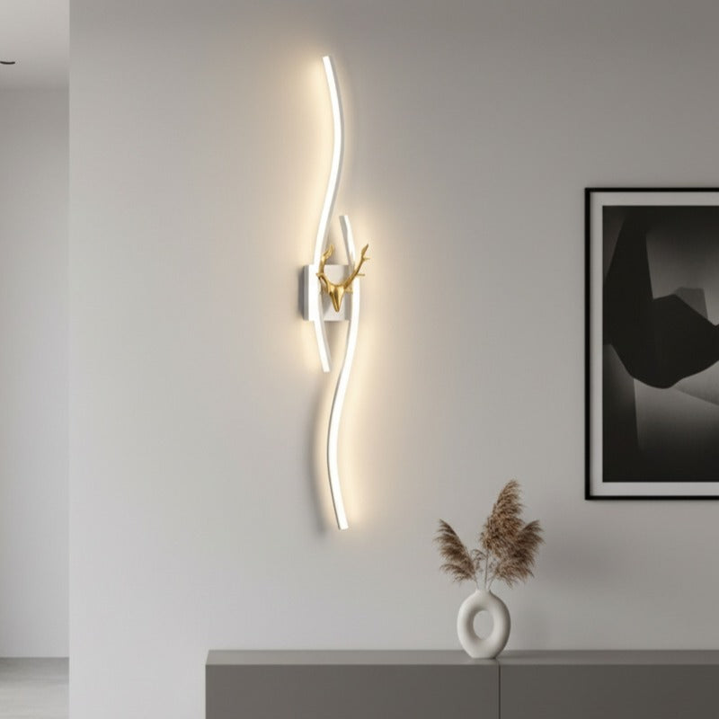 LED аплик за стена ZYBO Бял 60 cm