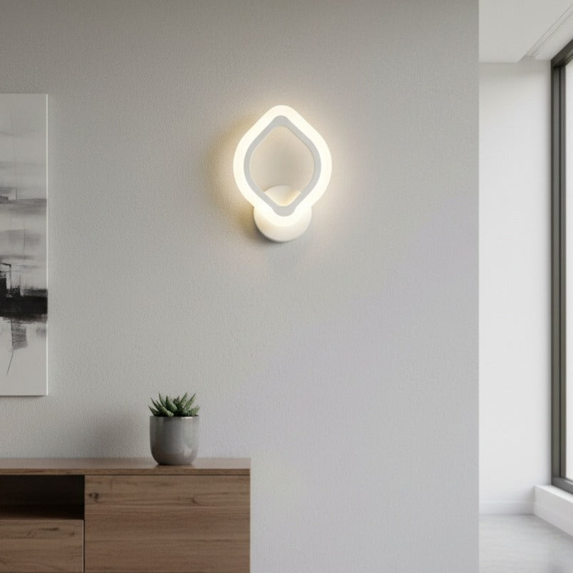 LED аплик за стена AGATA White