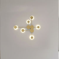 LED аплик VIEZZA Gold еквивалент 350W с дистанционно