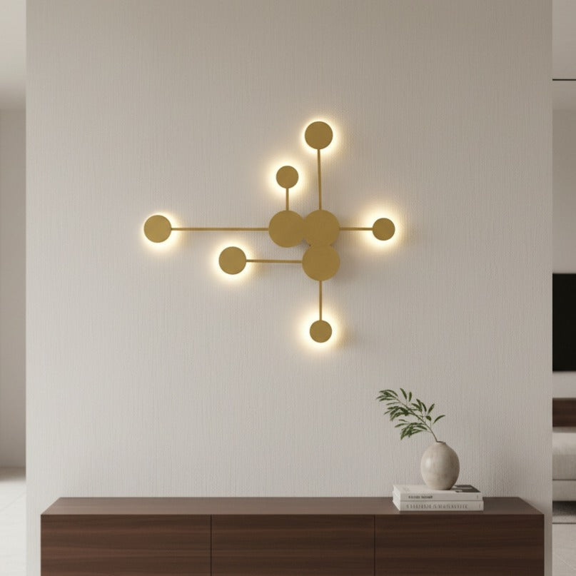 LED аплик VIEZZA Gold еквивалент 350W с дистанционно