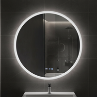 LED огледало VIONNA 80CM функция против замъгляване, часовник, touch, 3 вида светлина