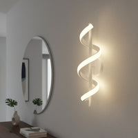 Стенен LED аплик JINGO, Бял, 40 cm