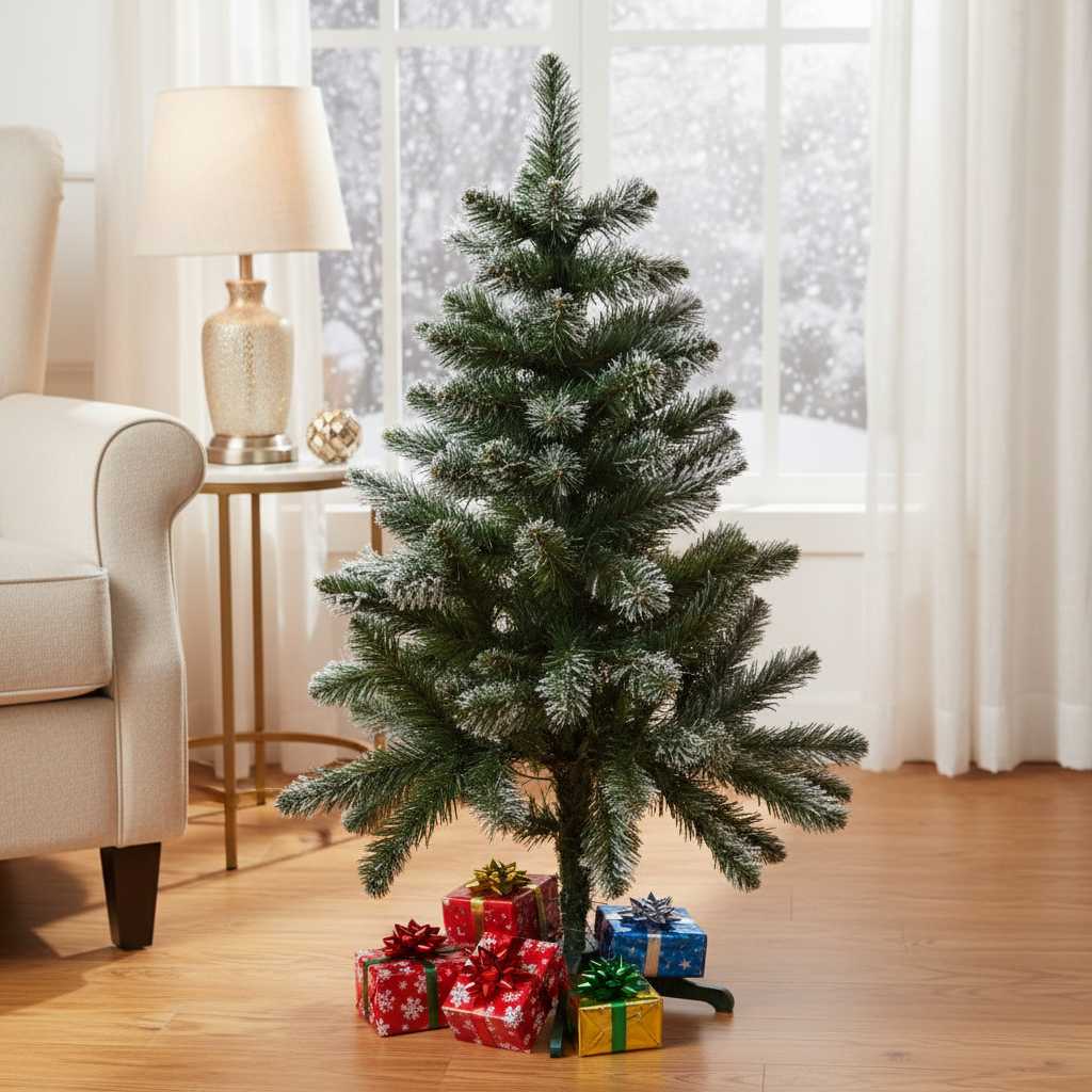 Изкуствена коледна елха 2D Mini Normandia H90xD60cm