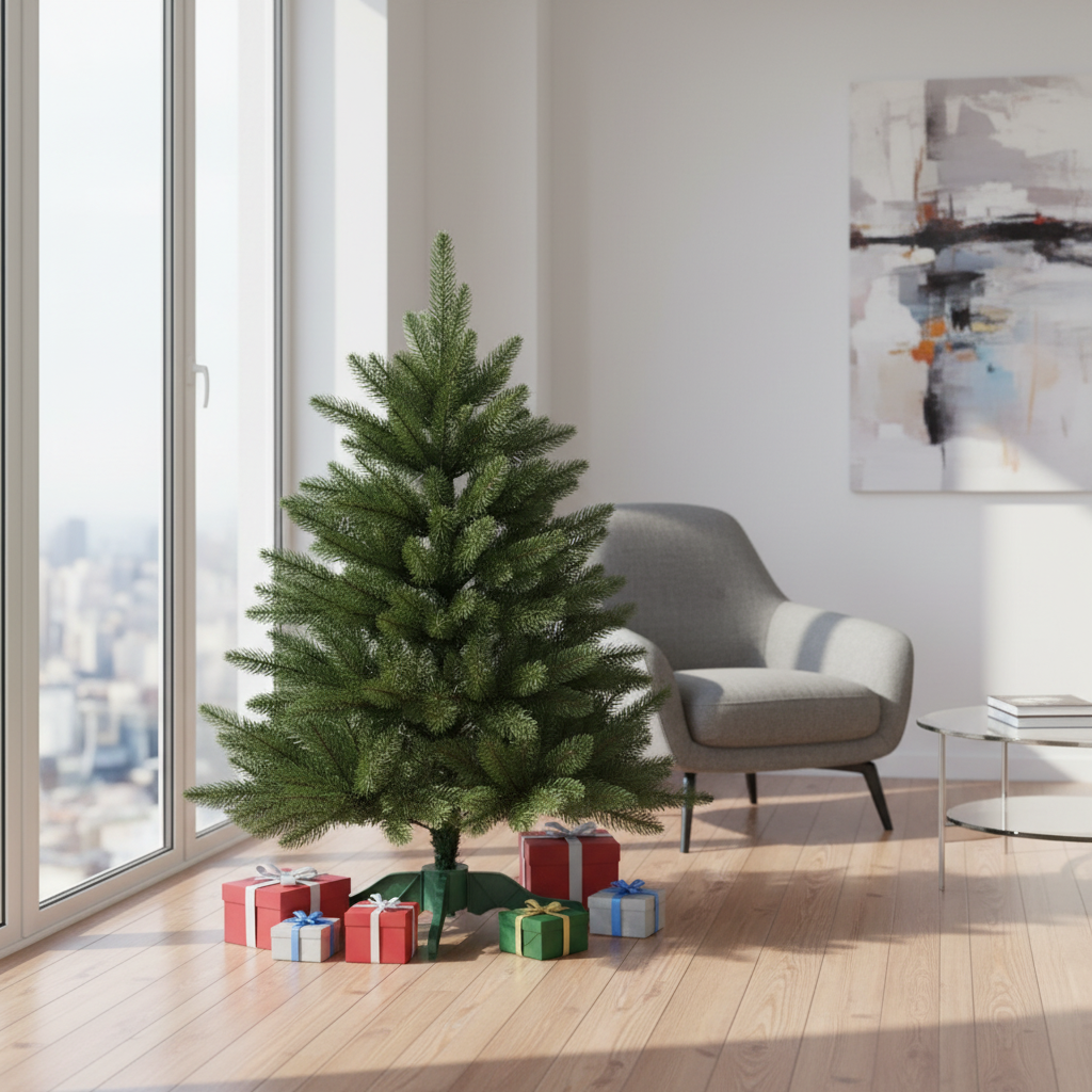 Изкуствена 3D коледна елха Mini Premium H60xD45CM