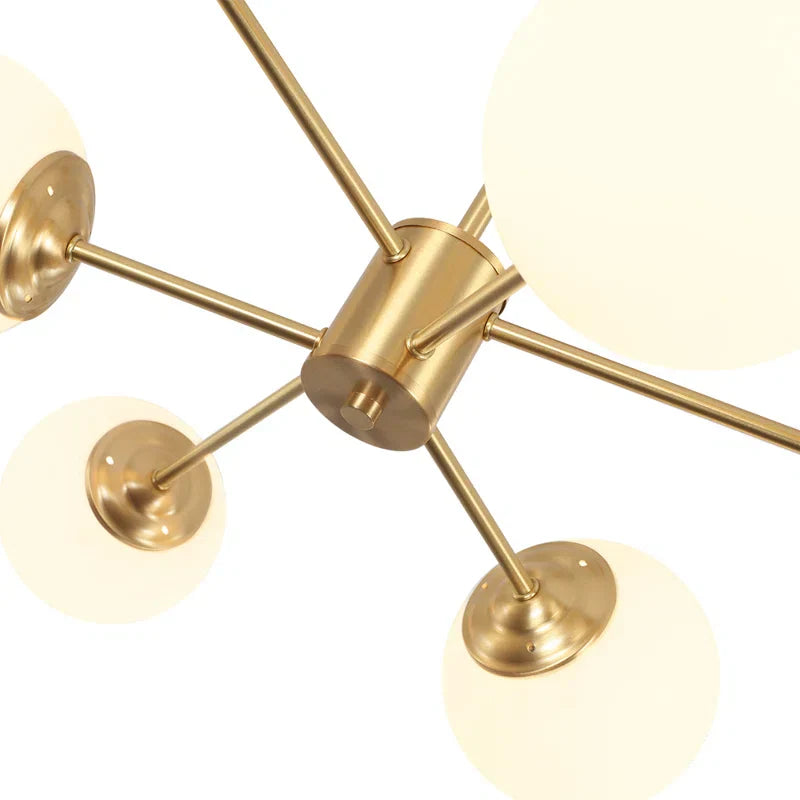 Осветително тяло Абажур MAT GOLD 6XE27 DF201-3+3 GD