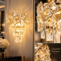 Аплик за стена Malli Gold Cristal