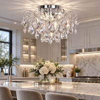 Полилей MONACO Cristal Silver ⌀50cm