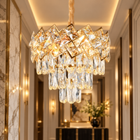 Полилей от кристал MALLI Gold ⌀30CM
