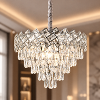 Полилей от кристал Malli Silver 50cm