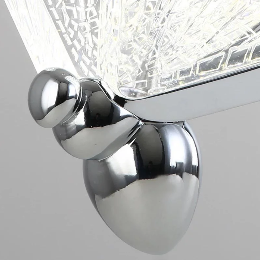 LED висящо осветително тяло Modern Nordic Butterfly Silver