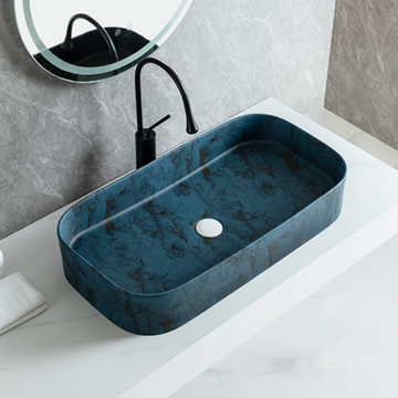 Мивка за плот Luxury Line 75x38CM 8064-75D86 DEEPBLUE