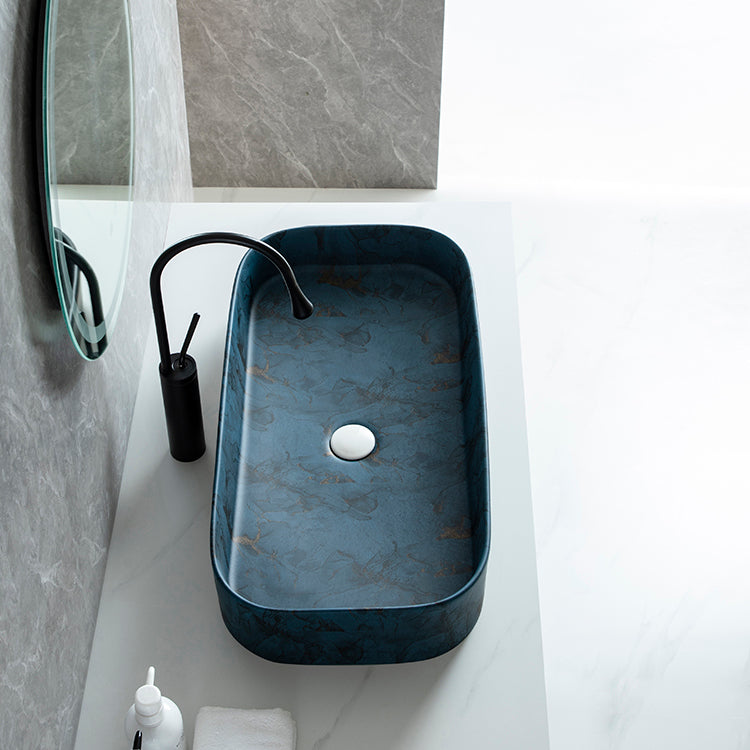 Мивка за плот Luxury Line 75x38CM 8064-75D86 DEEPBLUE