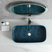 Мивка за плот Luxury Line 75x38CM 8064-75D86 DEEPBLUE