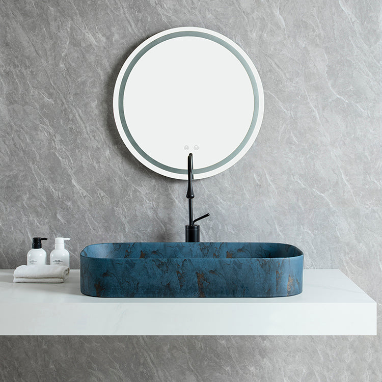Мивка за плот Luxury Line 75x38CM 8064-75D86 DEEPBLUE