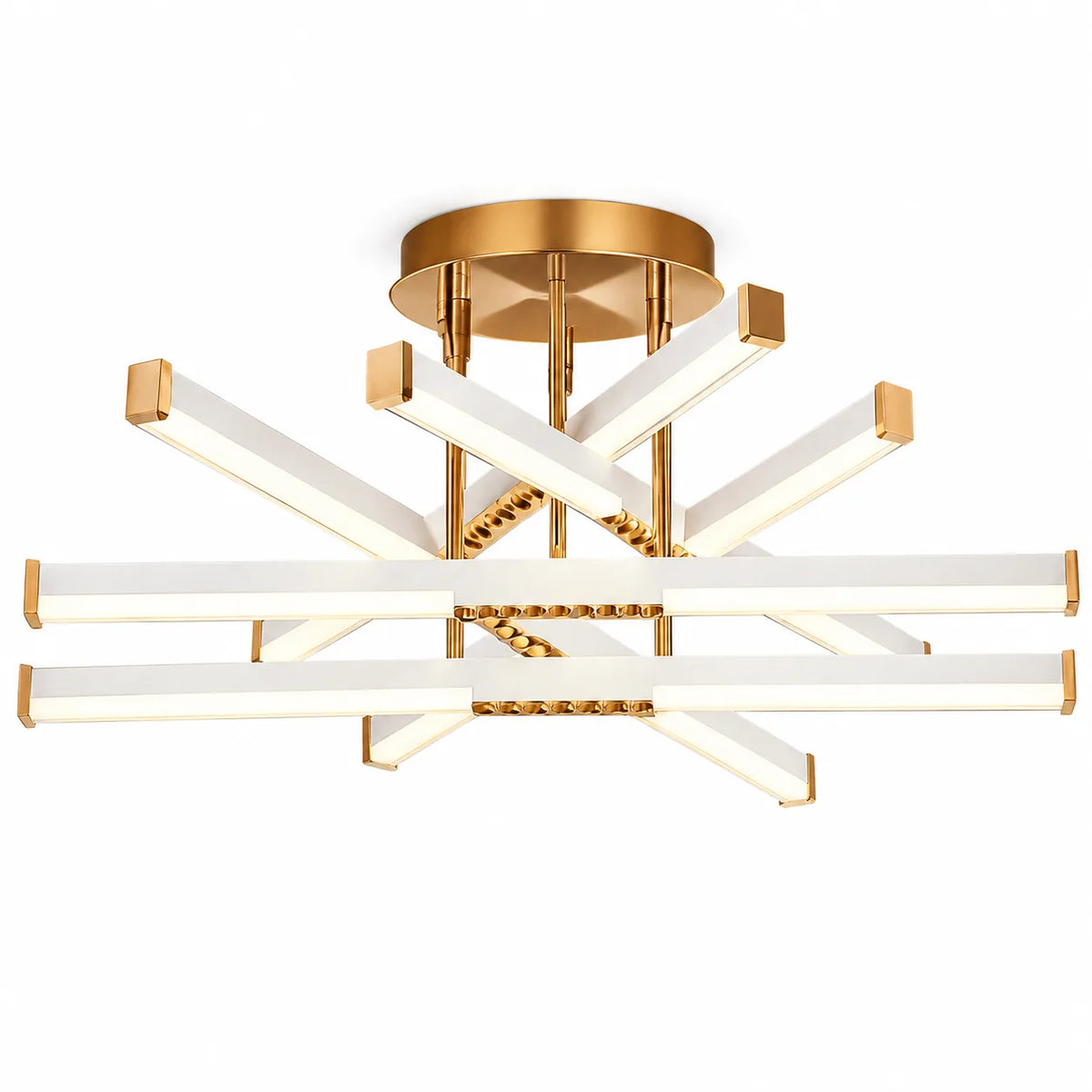LED осветително тяло FERGA LINES Gold Еквивалент 700W с дистанционно