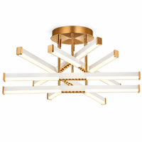 LED осветително тяло FERGA LINES Gold Еквивалент 700W с дистанционно