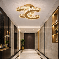 LED осветително тяло 32W CRISTAL Double C Gold