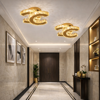 LED осветително тяло 32W CRISTAL Double C Gold