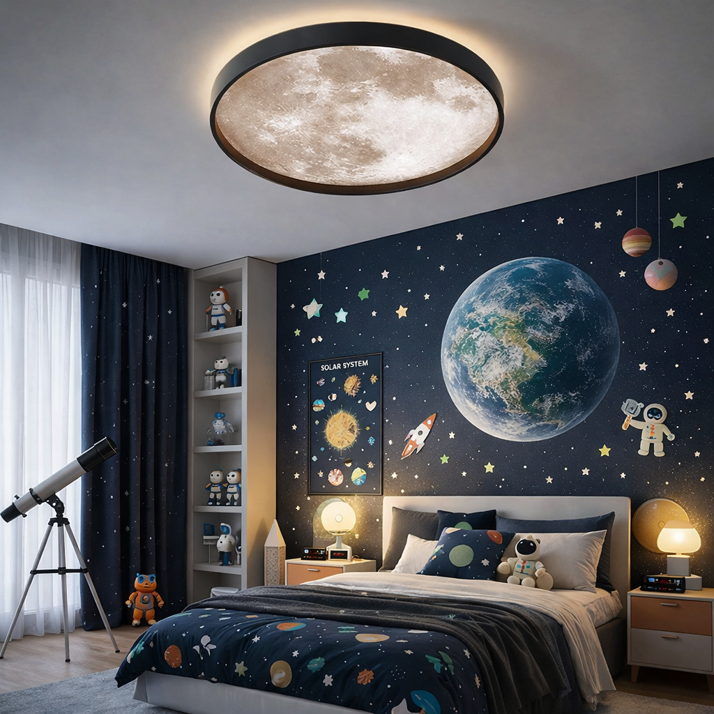 LED плафон 33cm Dark MOON Еквивалент 150W
