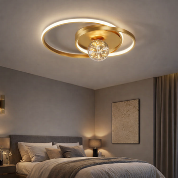 LED осветително тяло Enigma Gold Еквивалент 300W с дистанционно