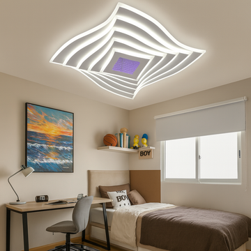 LED осветително тяло 206W Cross MIRROR 3D RGB Еквивалент 600W
