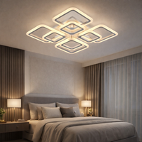 LED осветително тяло 4+4 SQUARE GIGANT Еквивалент 1000W Дистанционно управление