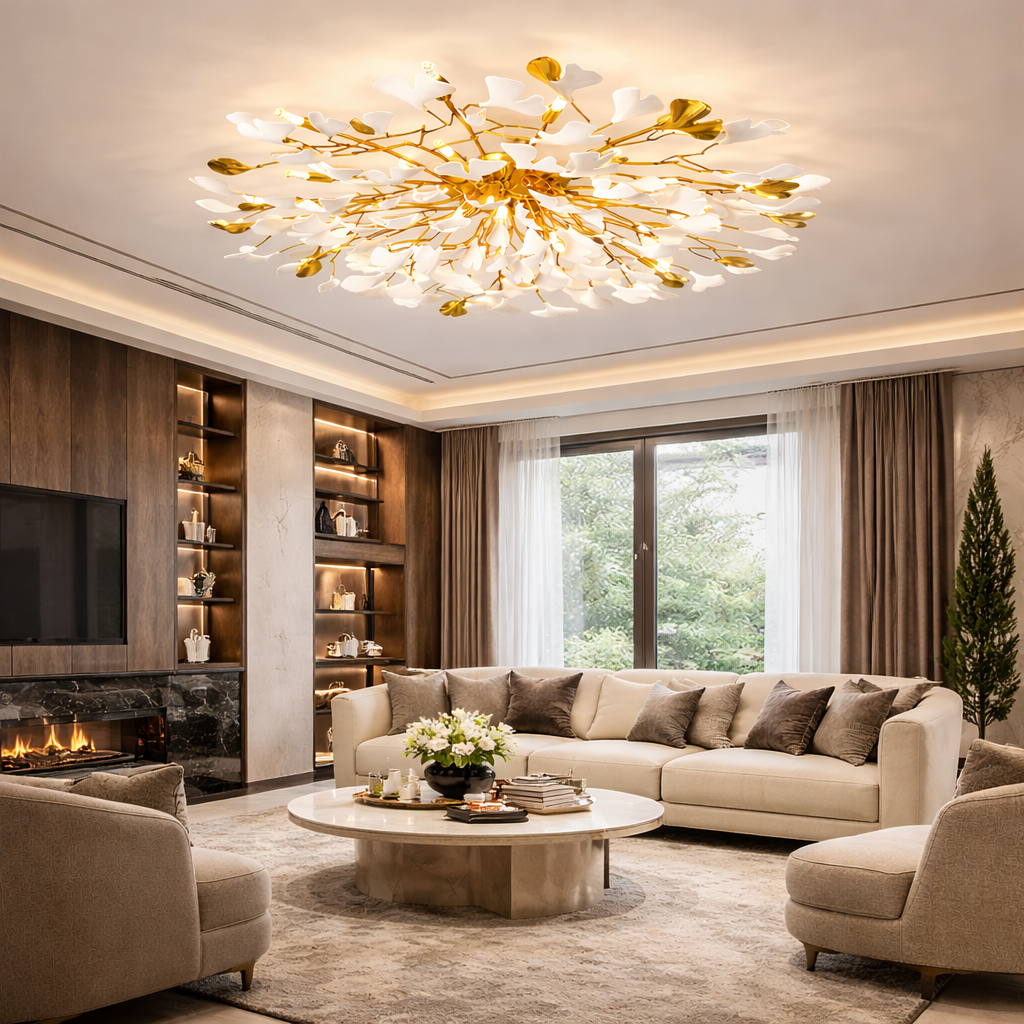 Осветително тяло LUXURY Golden VALERY 100CM