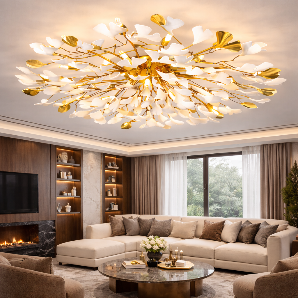 Осветително тяло LUXURY Golden VALERY 100CM
