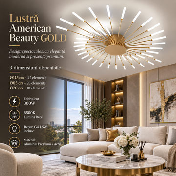 Осветително тяло American Beauty GOLD