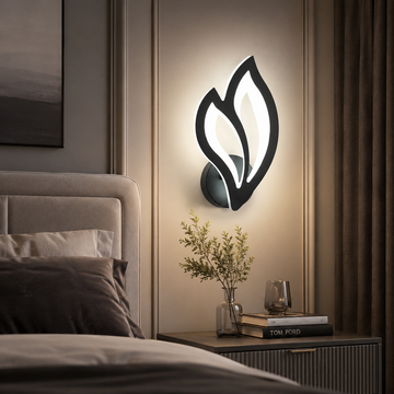 LED аплик 22W за стена ANEMONE Black