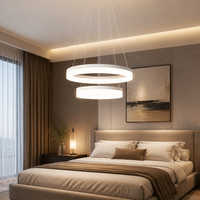 LED осветително тяло 126W WILLY 2 сегмента с дистанционно