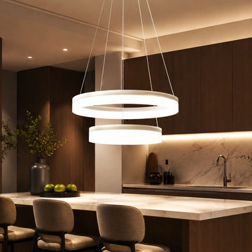 LED осветително тяло 126W WILLY 2 сегмента с дистанционно