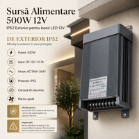 Захранващ блок 500W 12V IP52