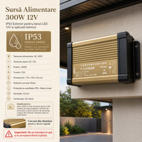 Захранващ блок 300W 12V IP53