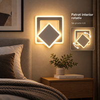 LED аплик Square, регулируем, бял, еквивалент 150W