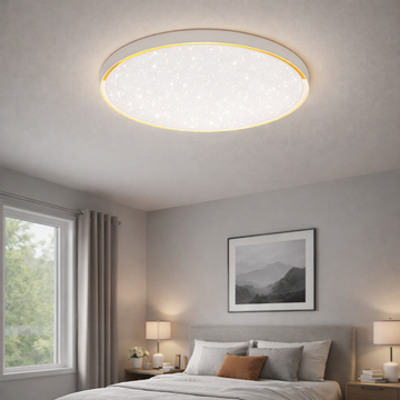 LED плафон 50CM GOLD ECLIPSE 36W Еквивалент 200W