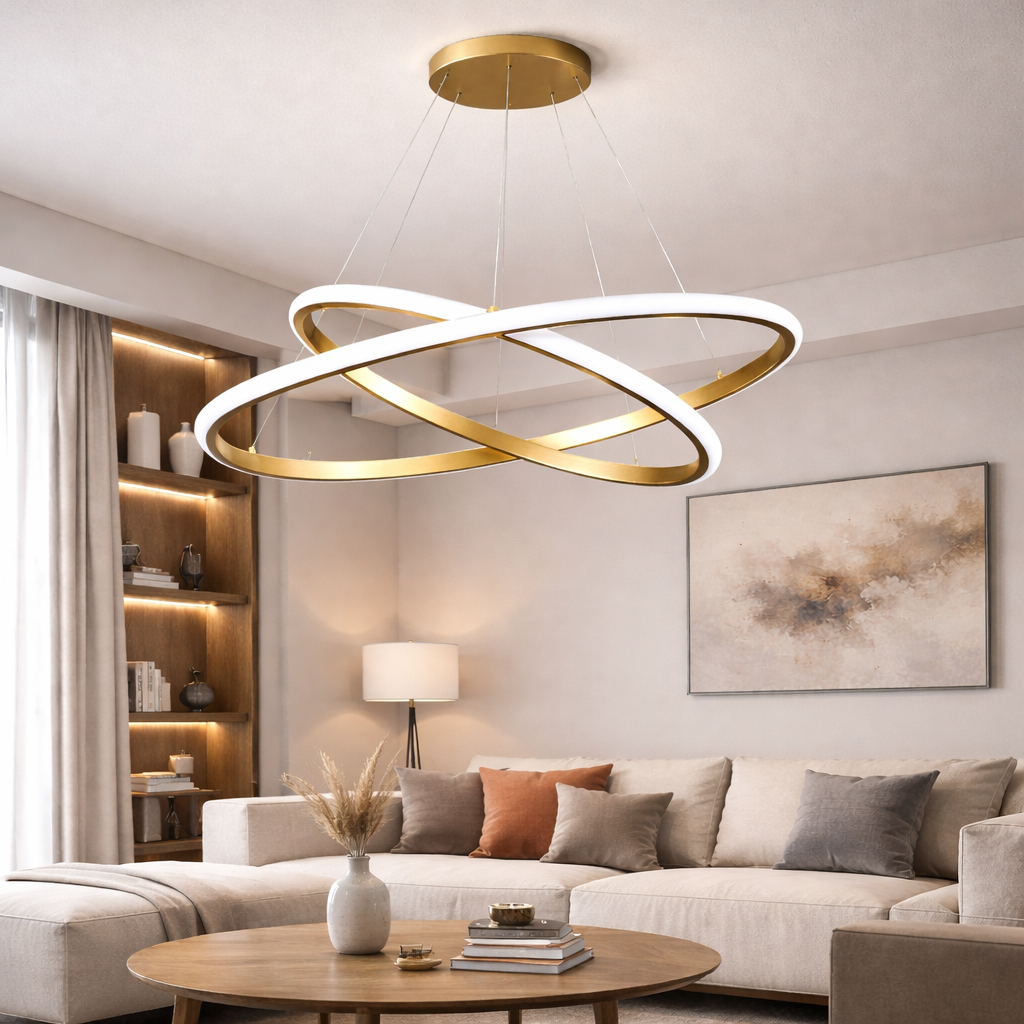 LED осветително тяло ASTRIA Gold 2 сегмента – Еквивалент 300W