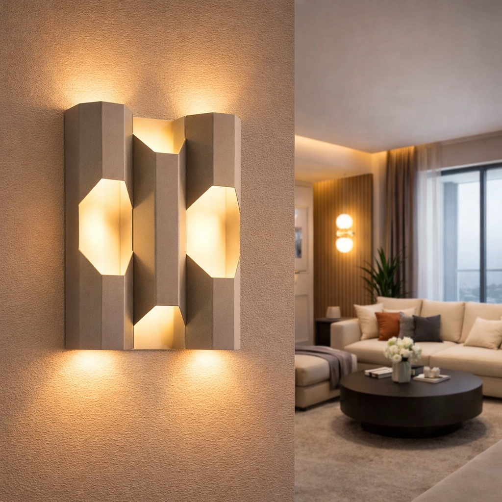 LED аплик 18W сребрист ZINACUA Eglo