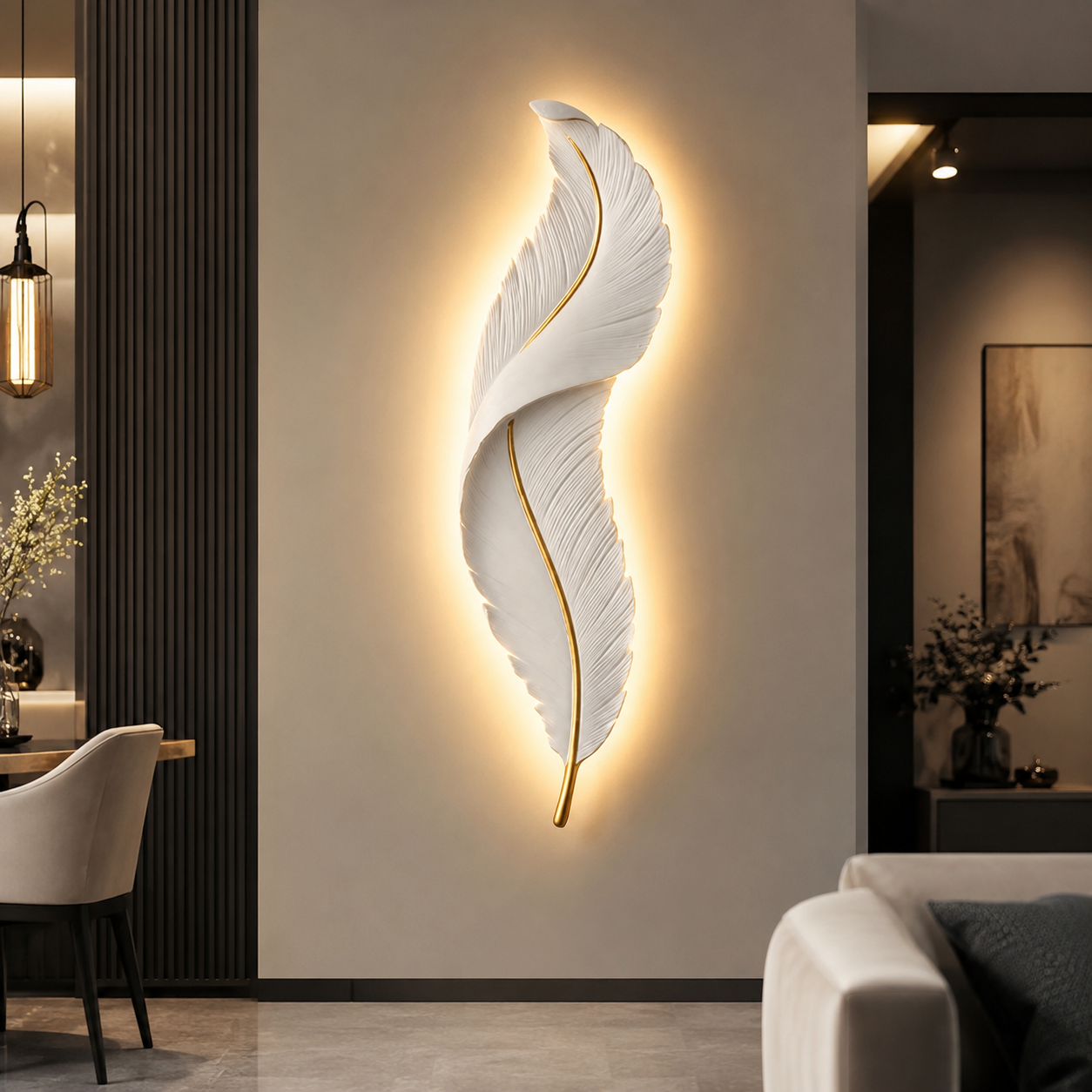LED аплик Luxury Feather 36W 87CM