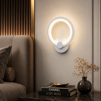 LED аплик 16W ROUND Бял 3 функции Еквивалент 150W