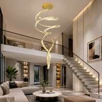 LED полилей LUXURY Crystal Miravon златист 80x230CM L
